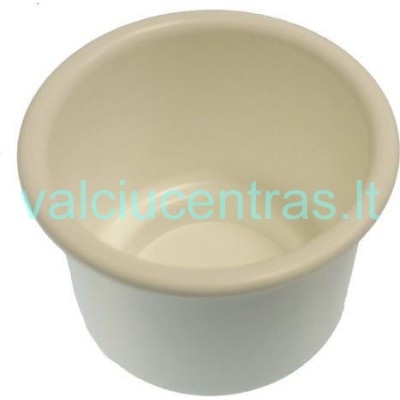 Plastikinis gėrimų laikiklis baltas/juodas